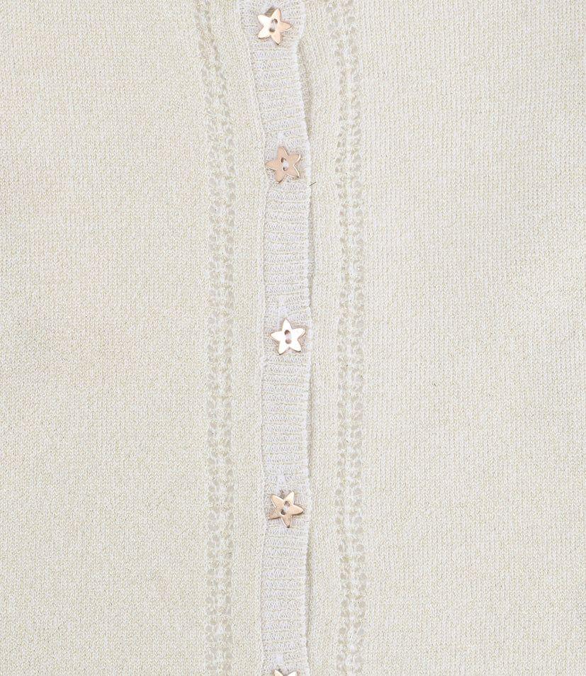 Chaleco Bebé Niña Con Diseño Blanco-1