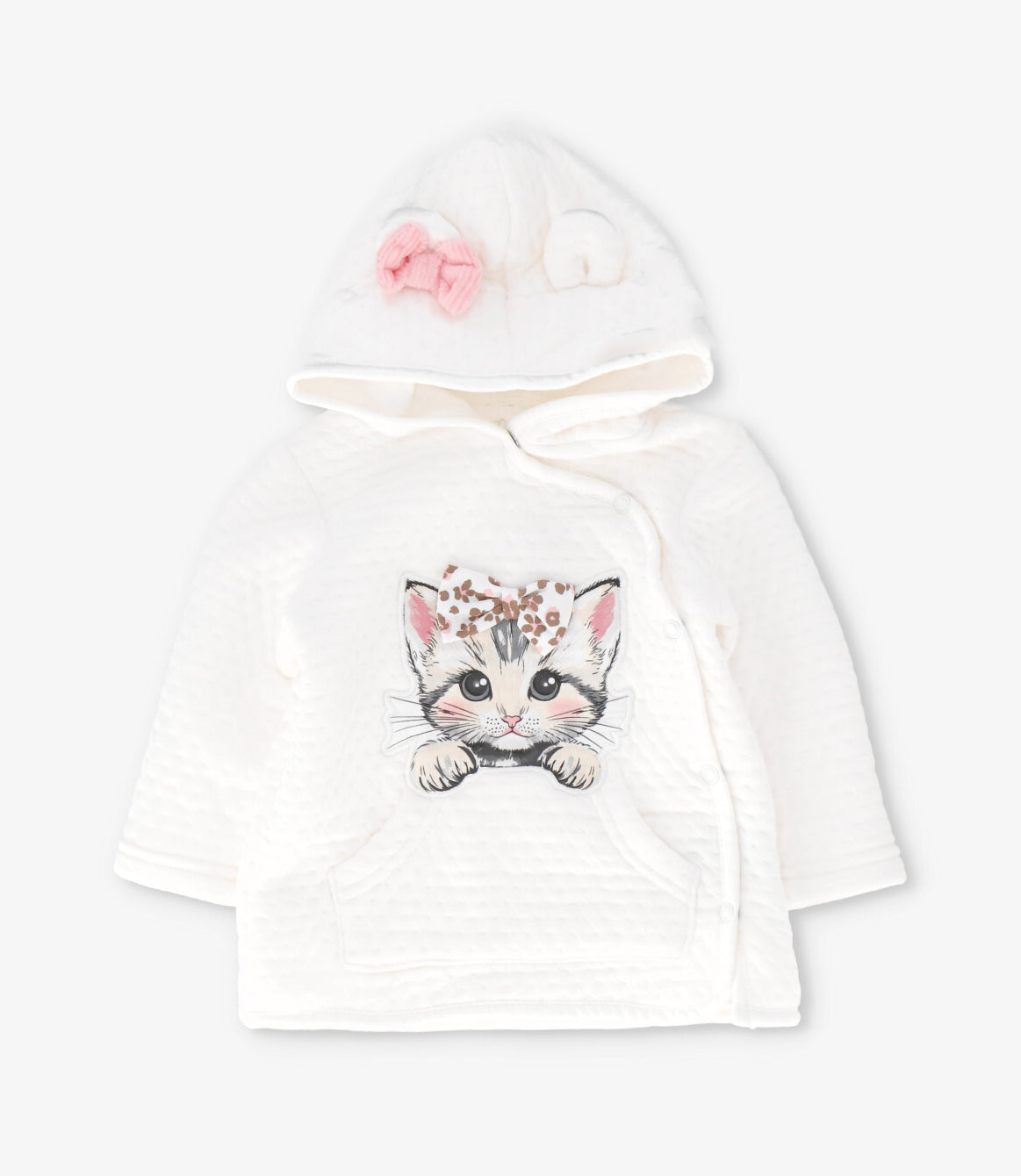 Conjunto recién nacida con gatito rosado Limonada-2