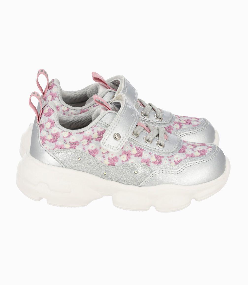 Zapatilla niña con luces blanco Limonada-1