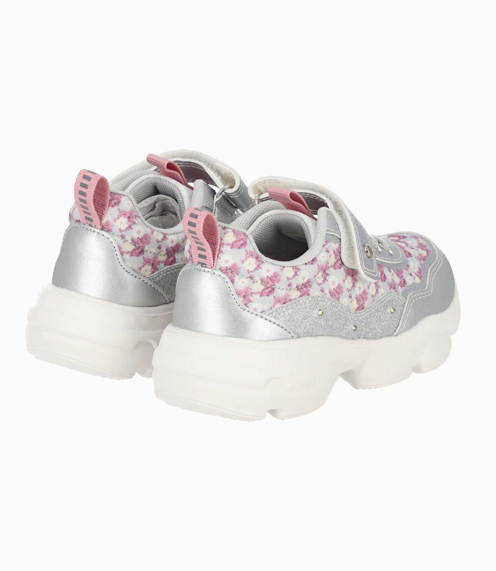 Zapatilla niña con luces blanco Limonada-2