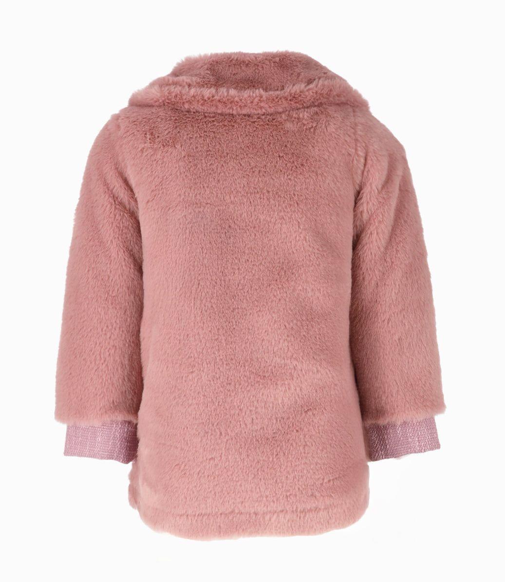 Chaqueta niña sherpa palo rosa Limonada-1