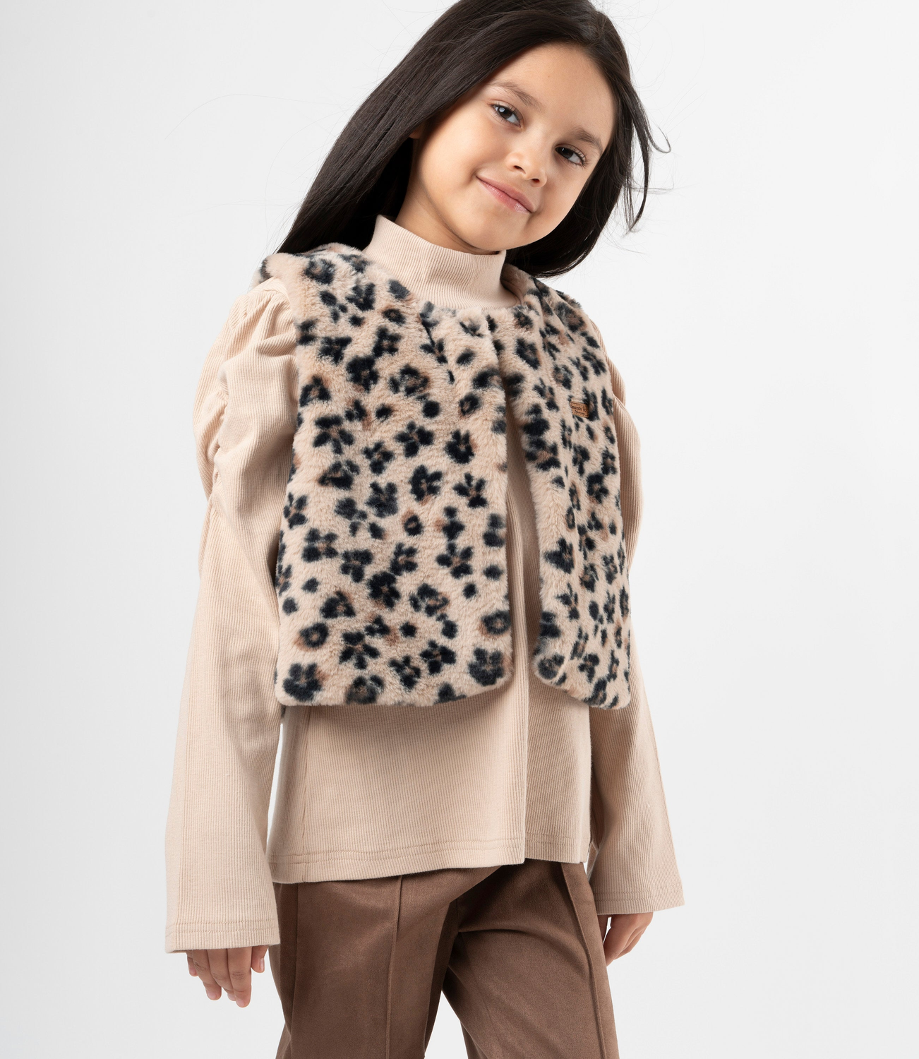 Conjunto animal beige Limonada Niña-4
