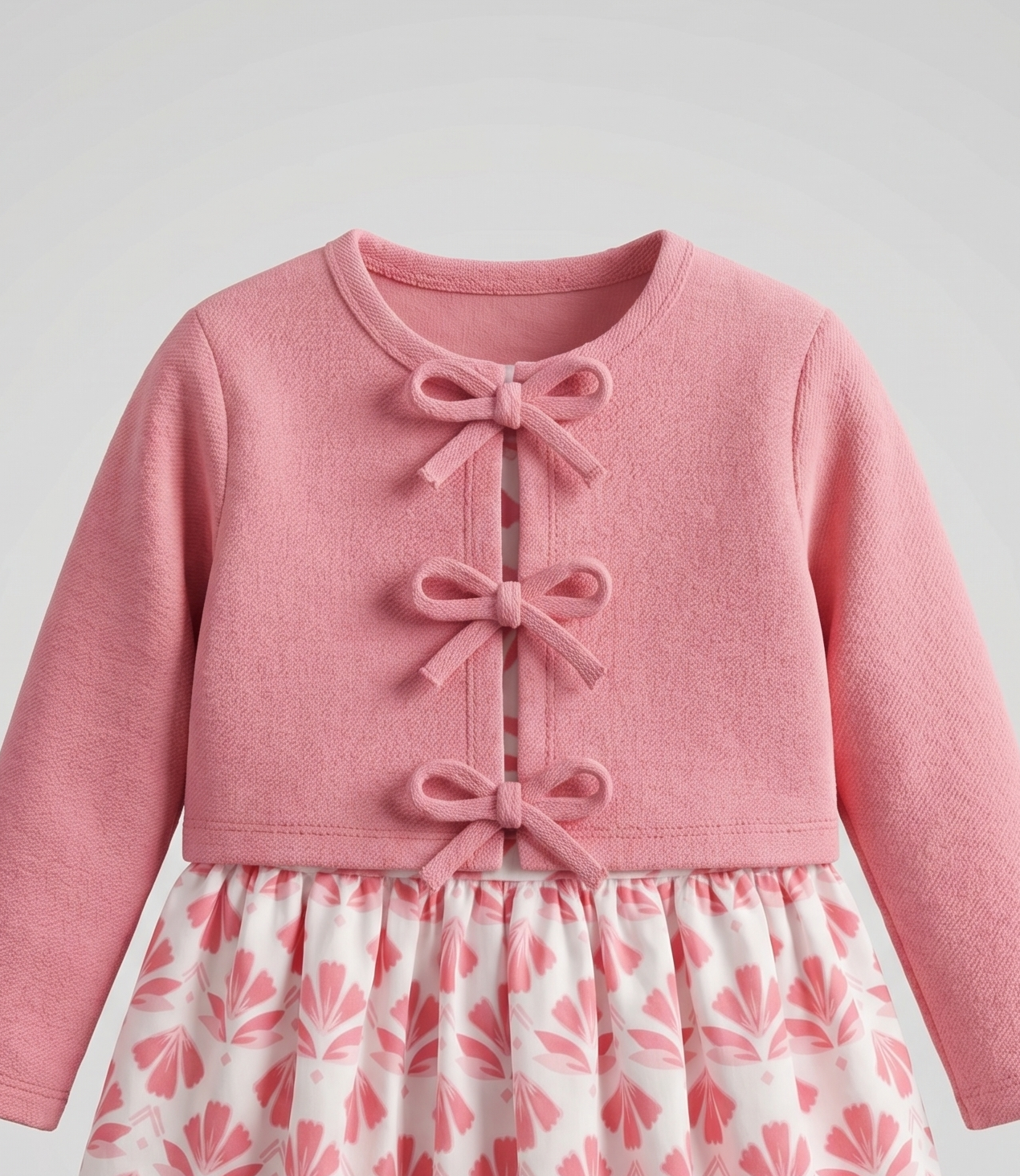 Vestido niña  L11131270278 coral Limonada-3