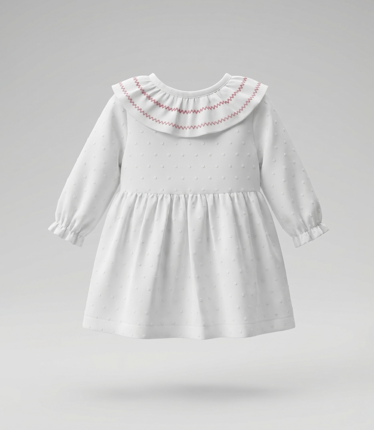 Vestido recién nacida  L13131270203 crudo Limonada-2