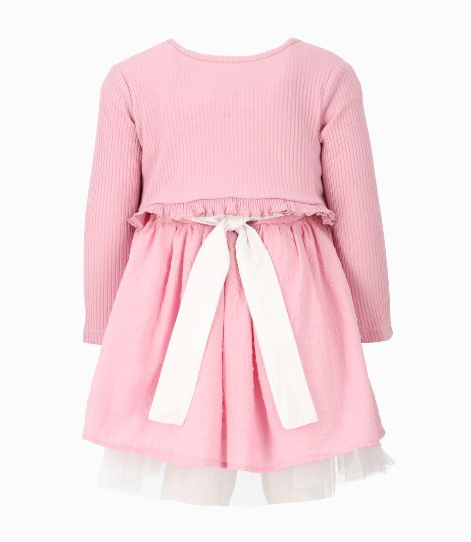 Vestido niña con bolero palo rosa Limonada-2