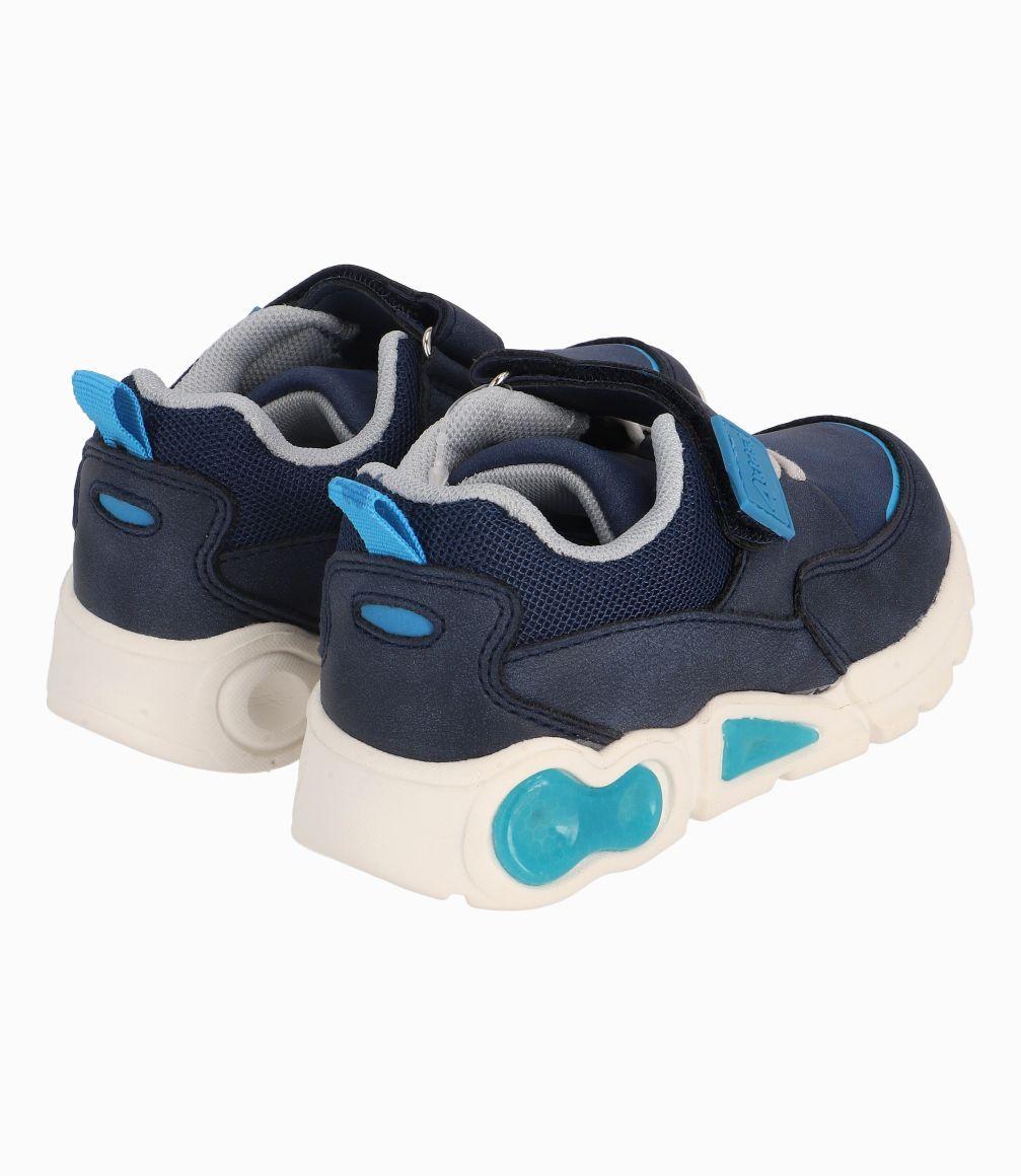 Zapatilla Con Luces Azules Bebé Niño Azul Marino 4 Kids-2