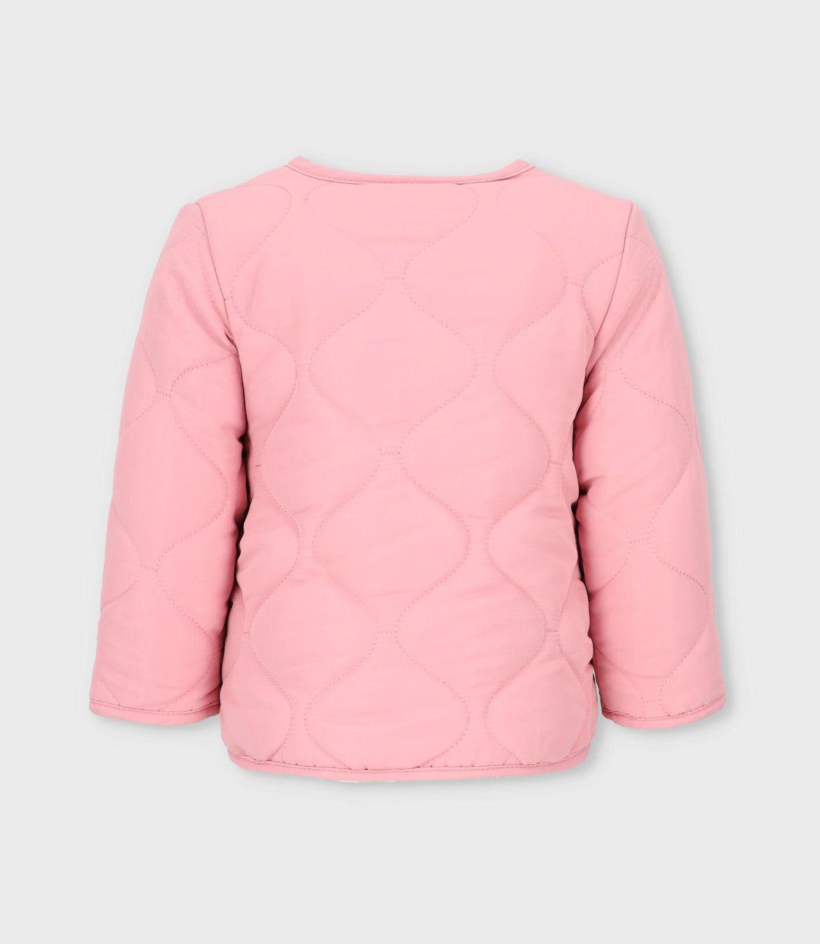Chaqueta bebé floreada chicle Limonada-1
