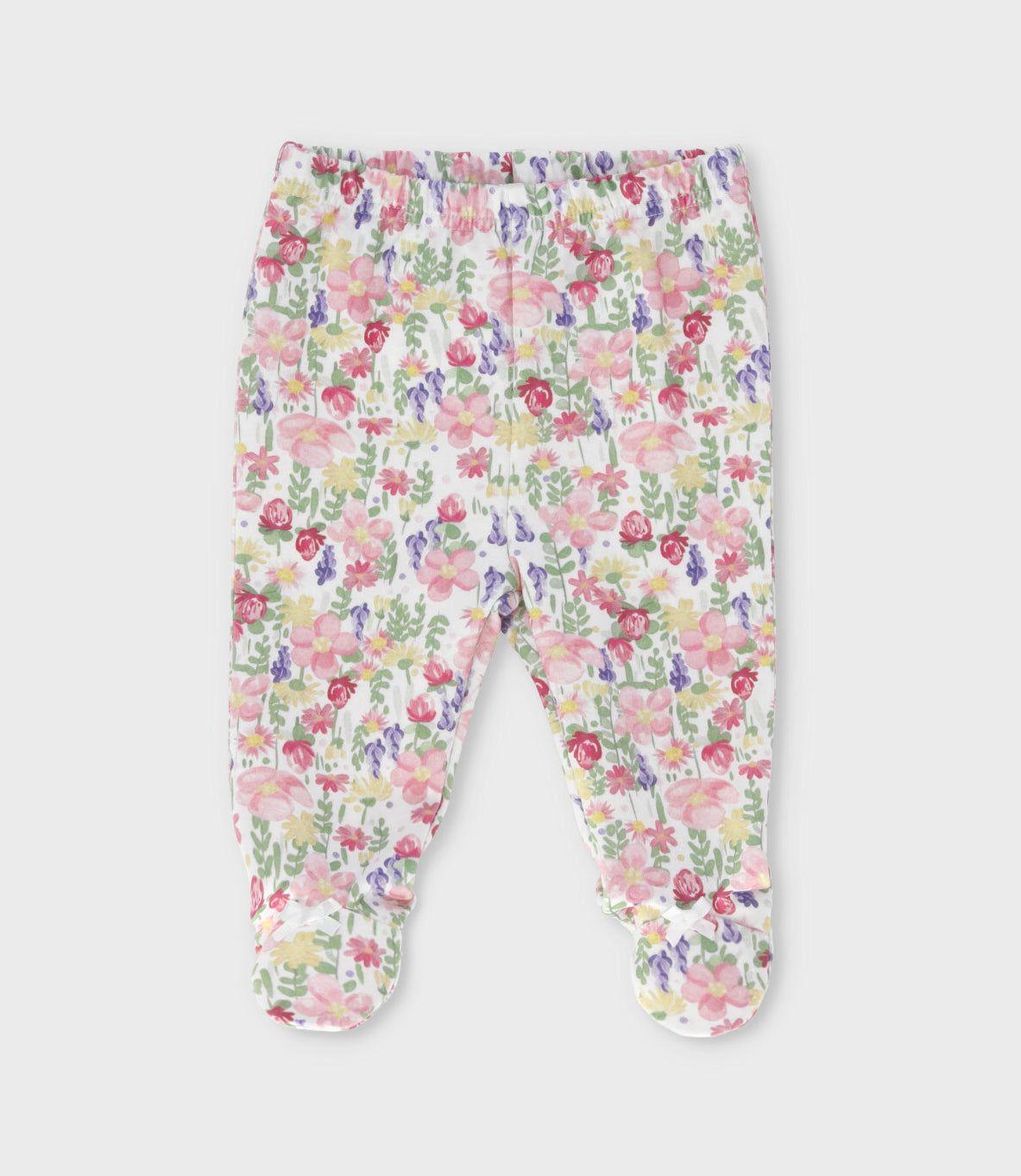 Conjunto recién nacida con conejo y flores crudo Limonada-3