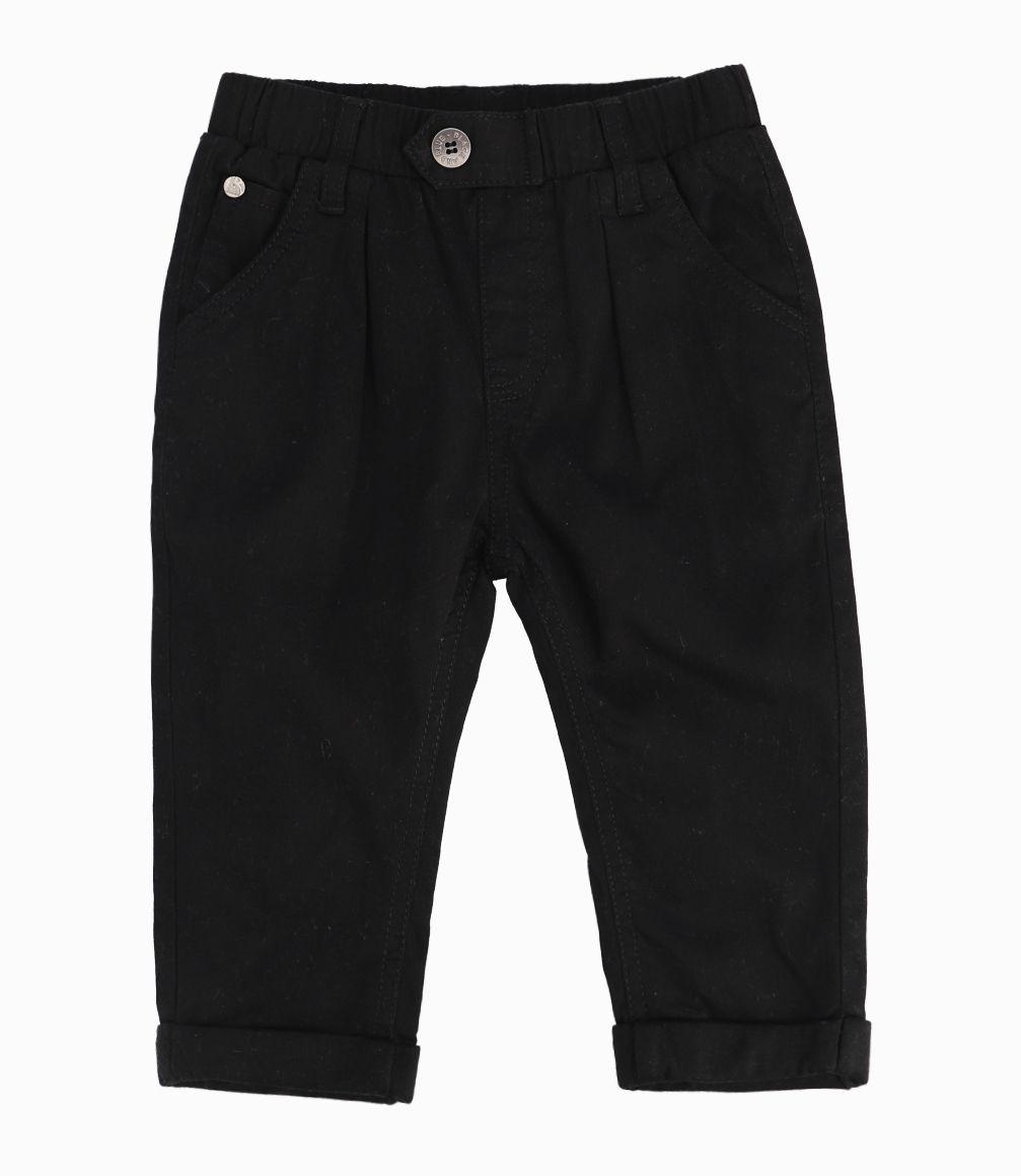 Pantalón Bebé Niño Básicos Negro-0