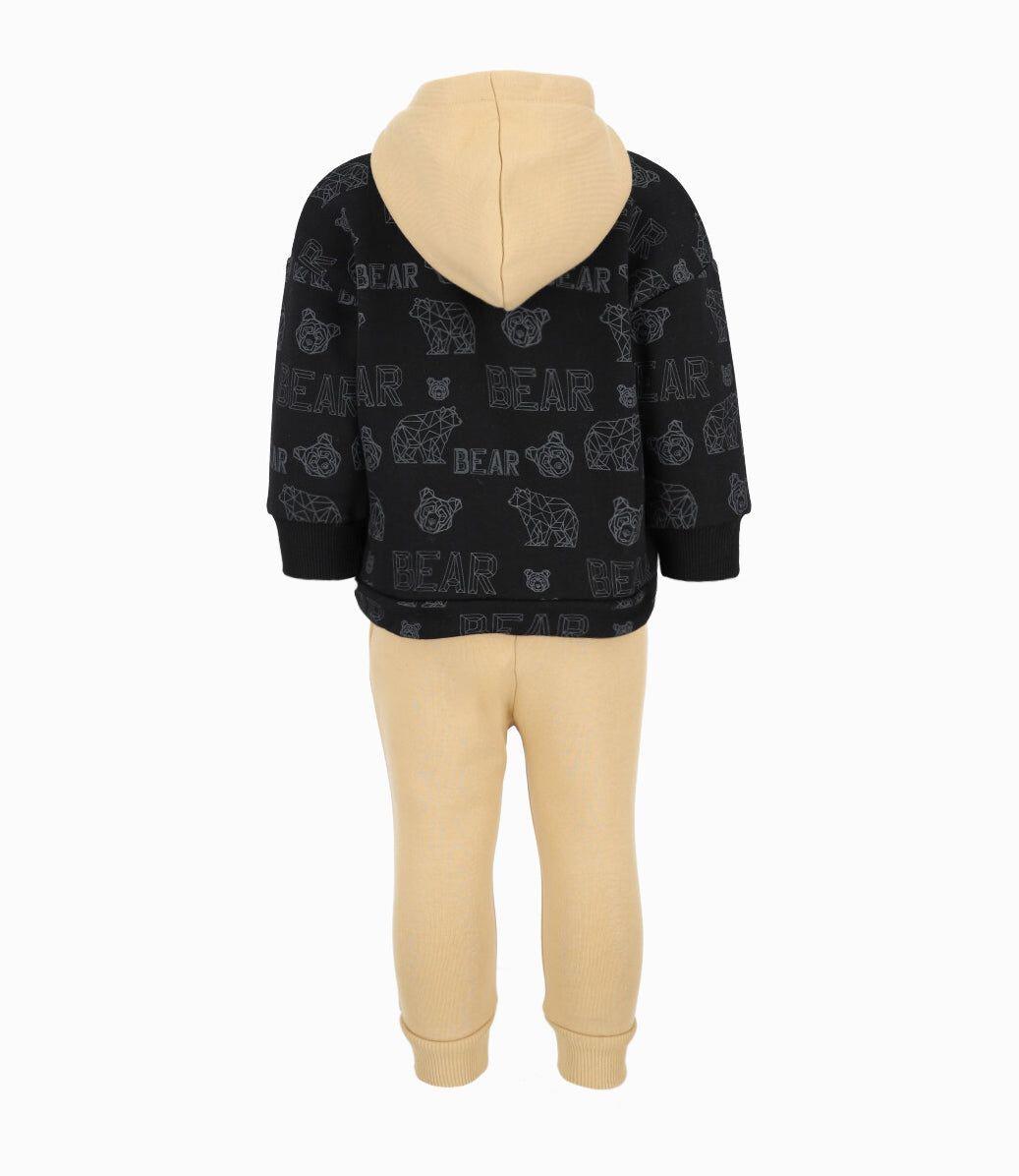 Buzo bebés con oso beige Black and Blue-1