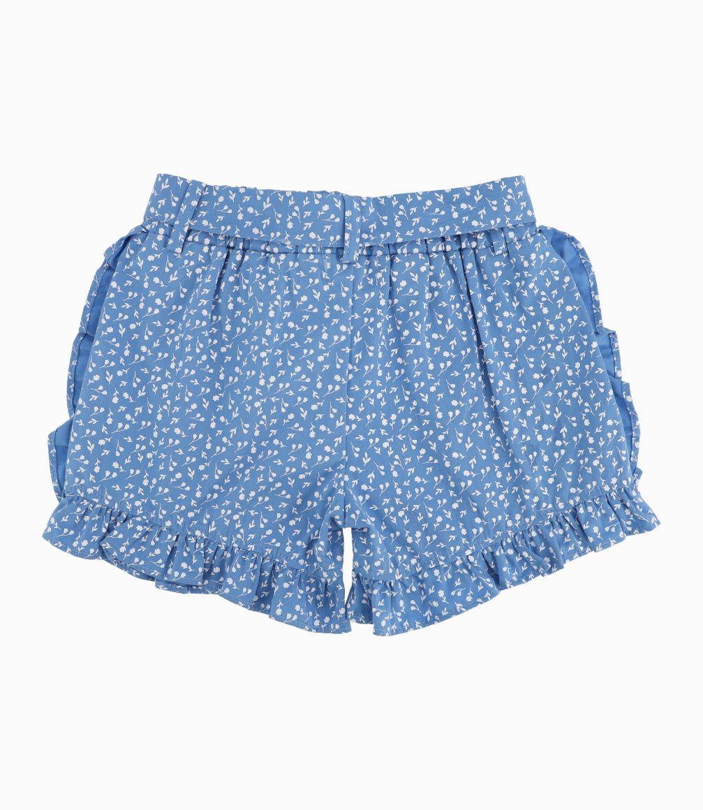 Short Niña Con Diseño Azul-5