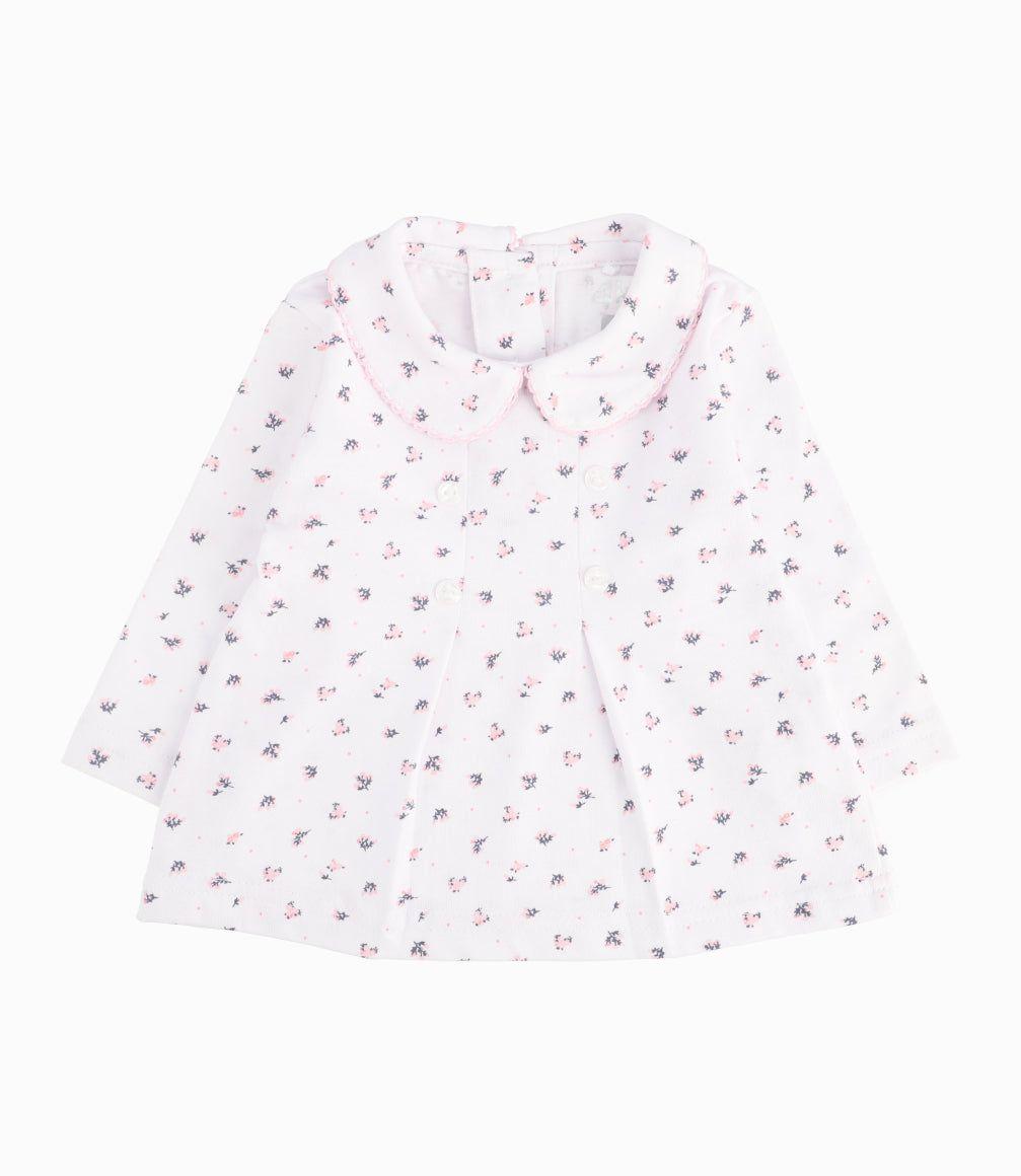 Conjunto Recién Nacida Estampado Rosado-5