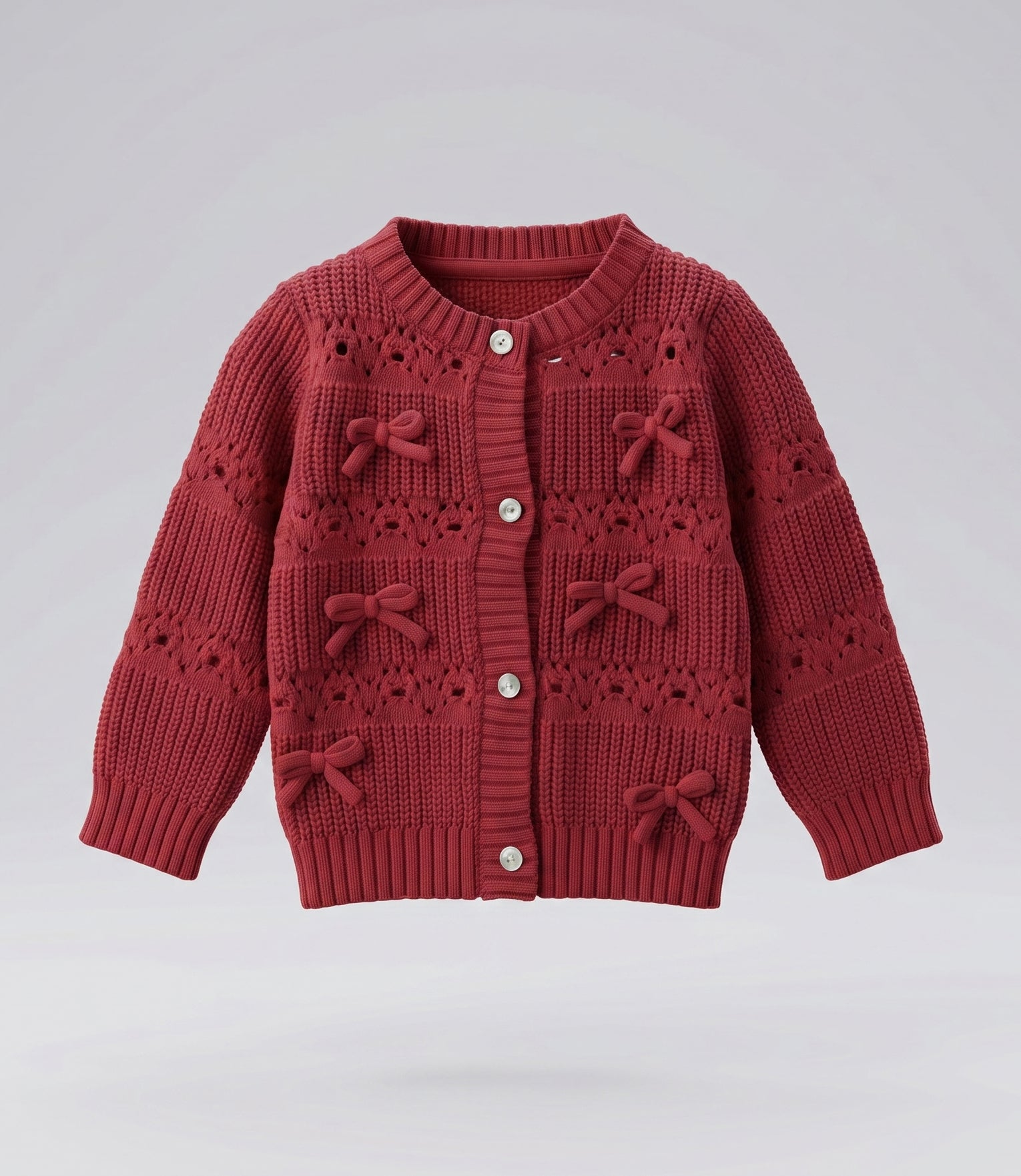 Chaleco bebé cardigan  L12061270288 frambuesa Limonada-3