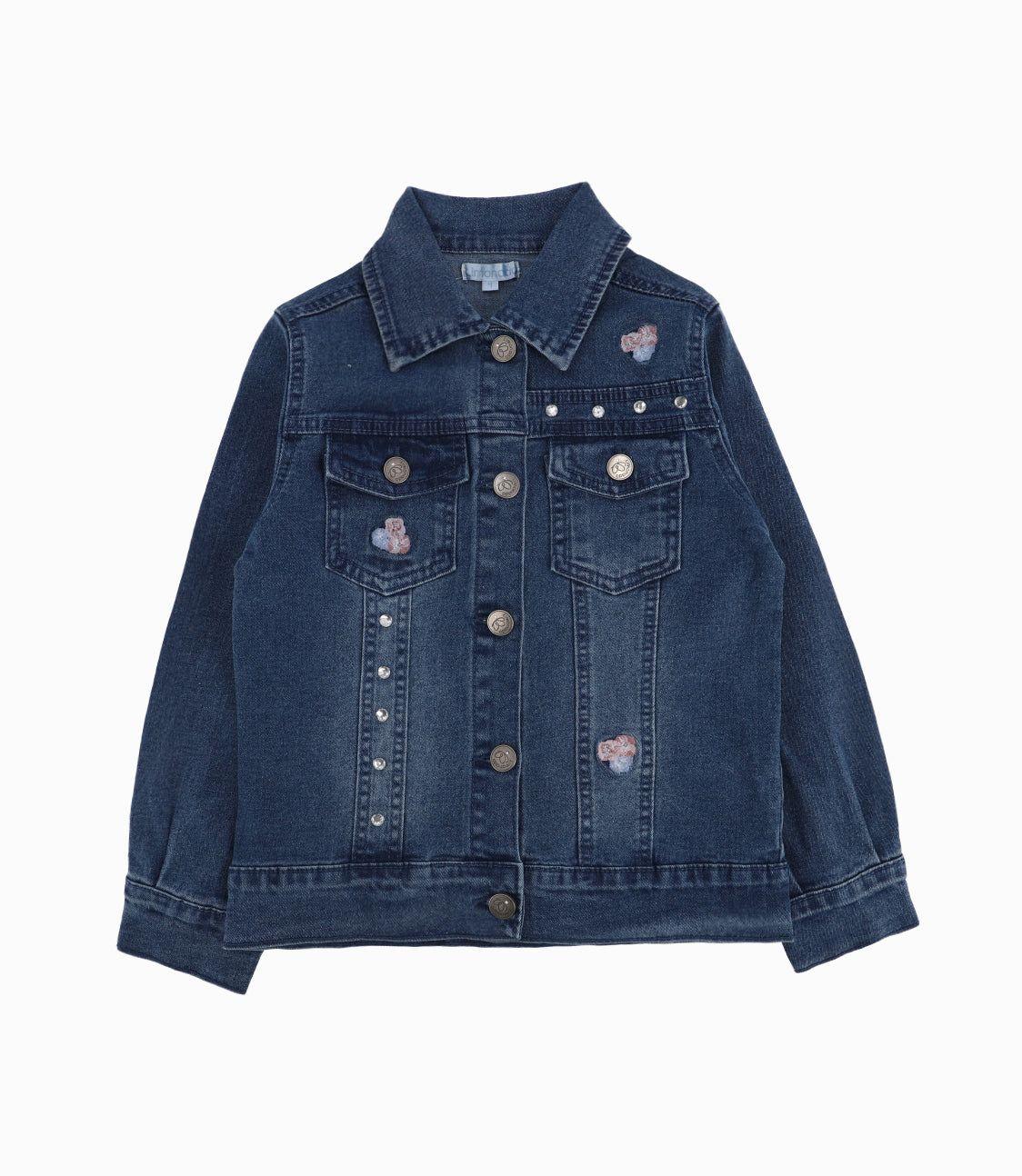 Chaqueta Niña De Denim-4