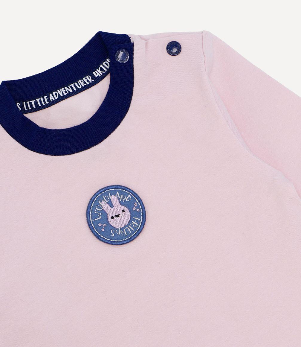 Conjunto Hugs Recién Nacida Rosado 4 Kids-1