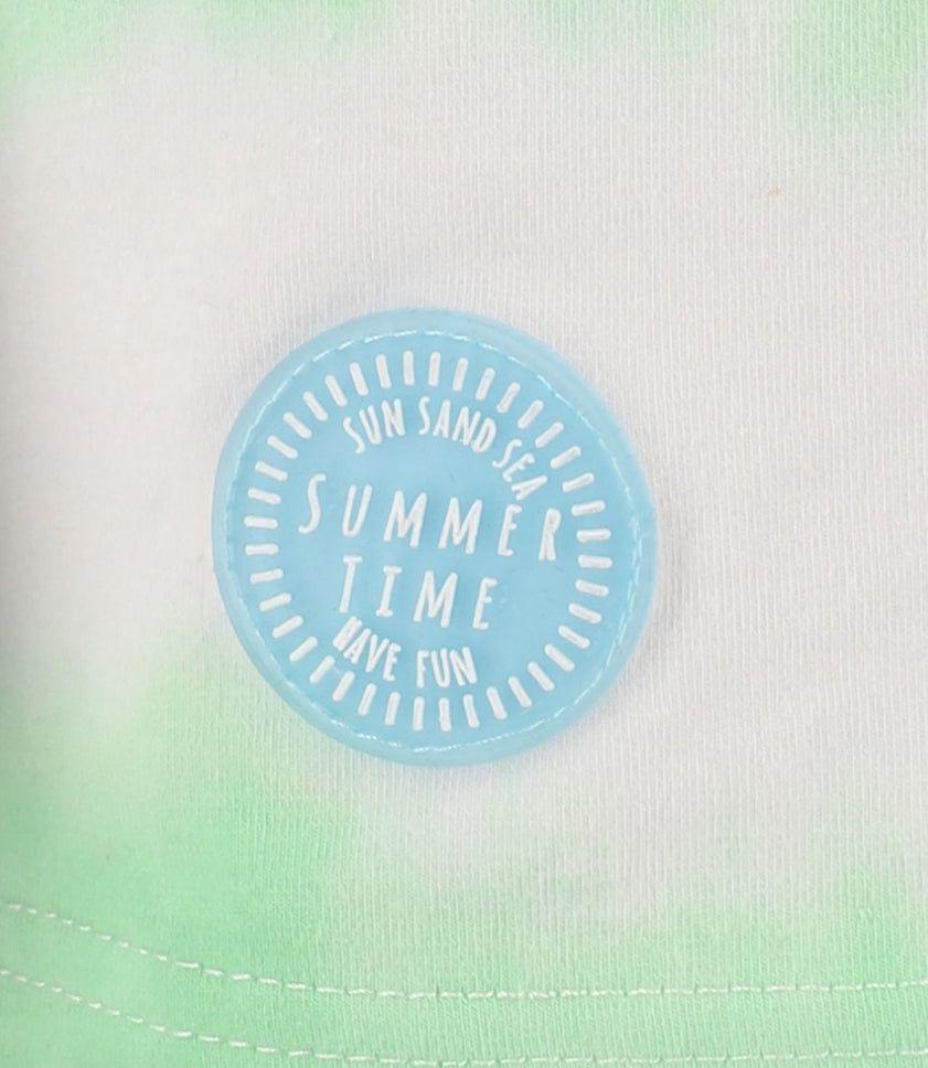 Polera Bebé Niño Con Estampado Verde-7