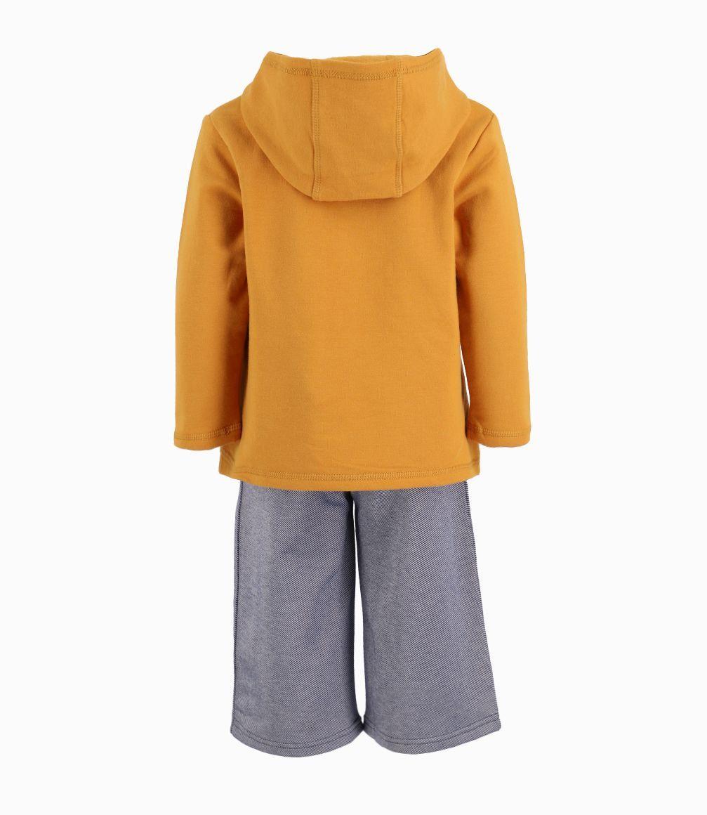 Conjunto Bebé Niña De Polerón Y Pantalón Limonada Mostaza-1