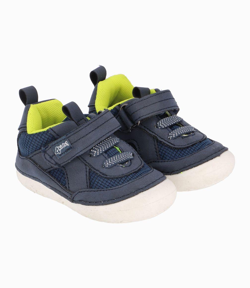 Zapatilla Con Suela Antideslizante Recién Nacido Azul Marino 4 Kids-0