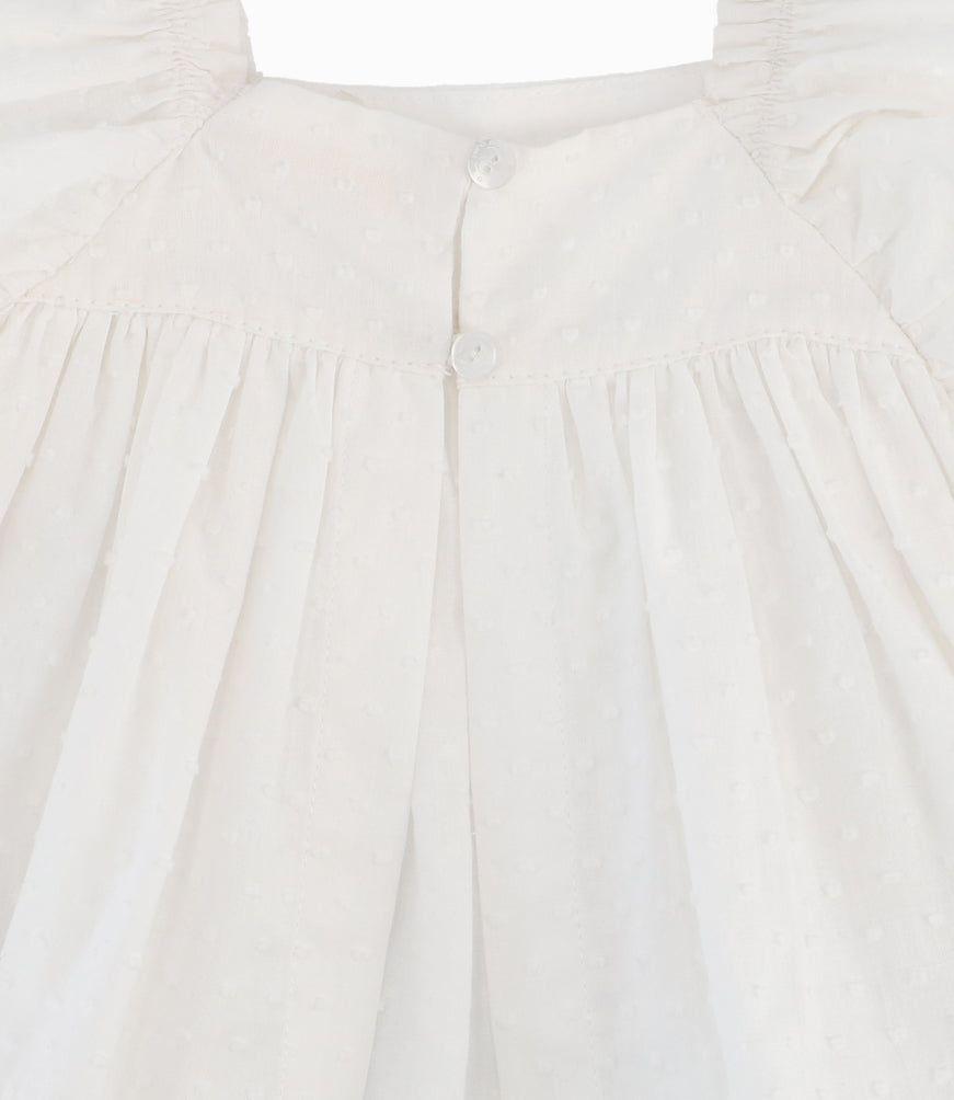 Conjunto Recién Nacida Con Vuelos Blanco-3