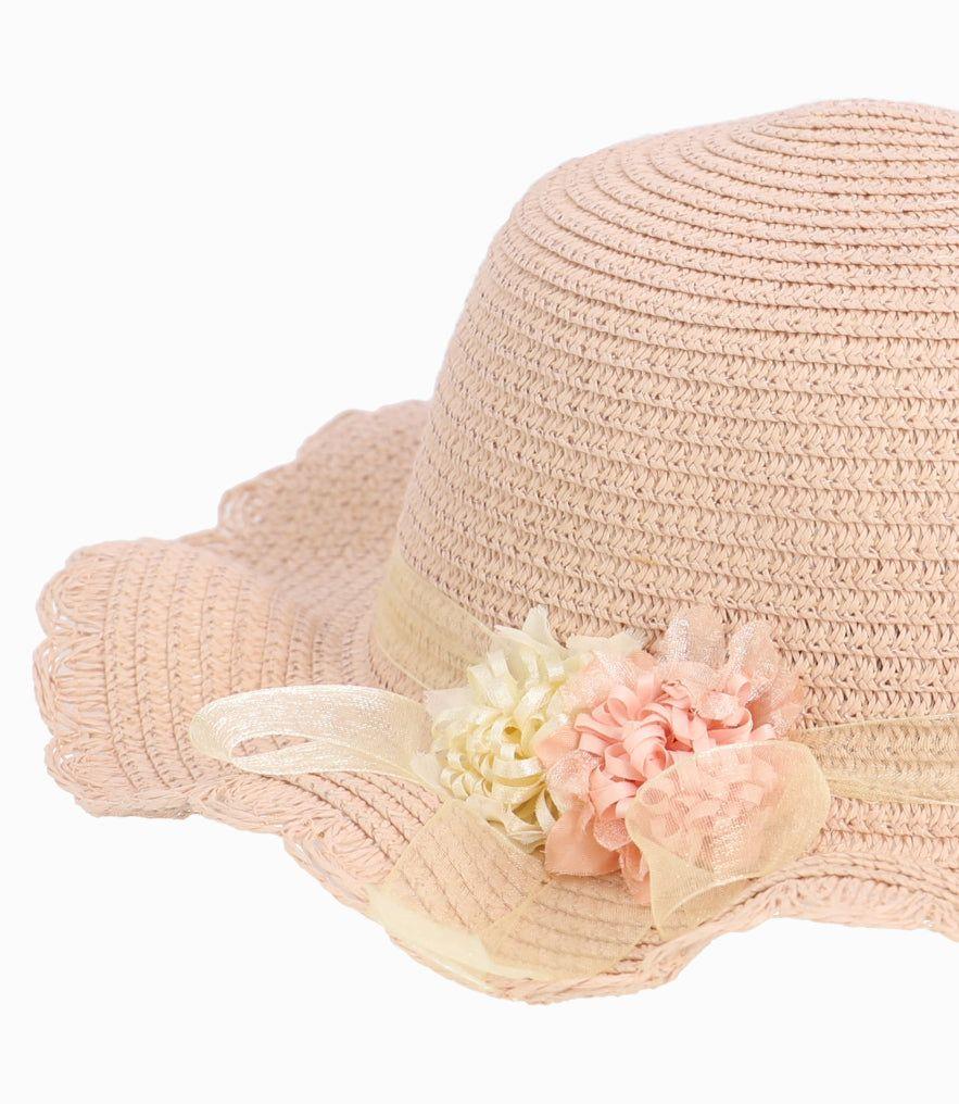 Gorro Niña Con Flores-3