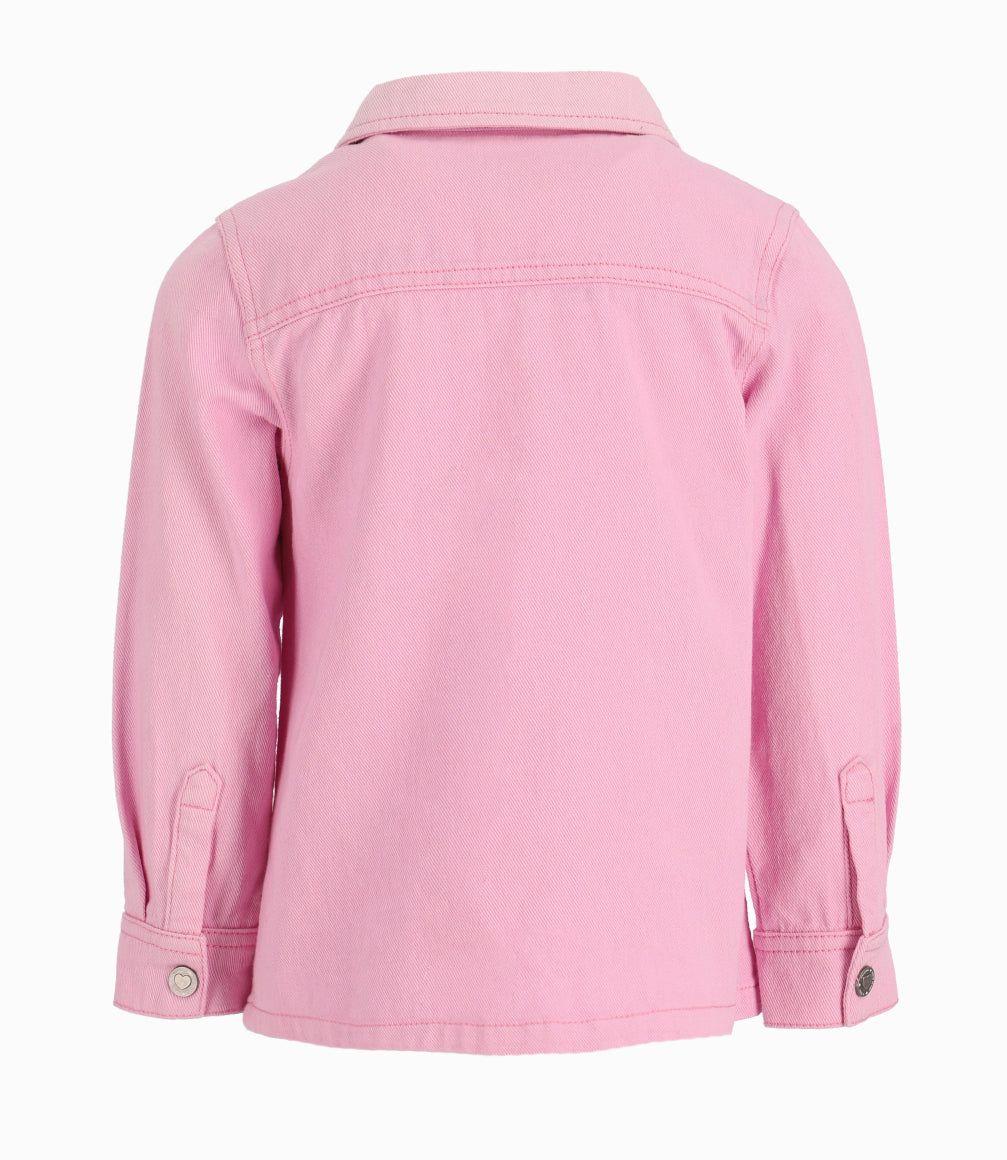 Chaqueta Niña Con Flores Rosado 4 Kids-8