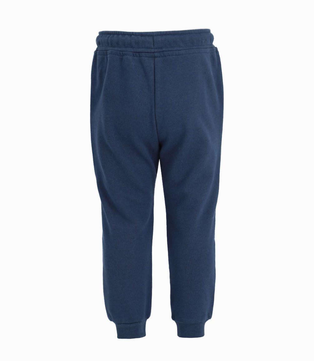 Pantalón Buzo Bebé Niño Azul Piedra Black and Blue-1