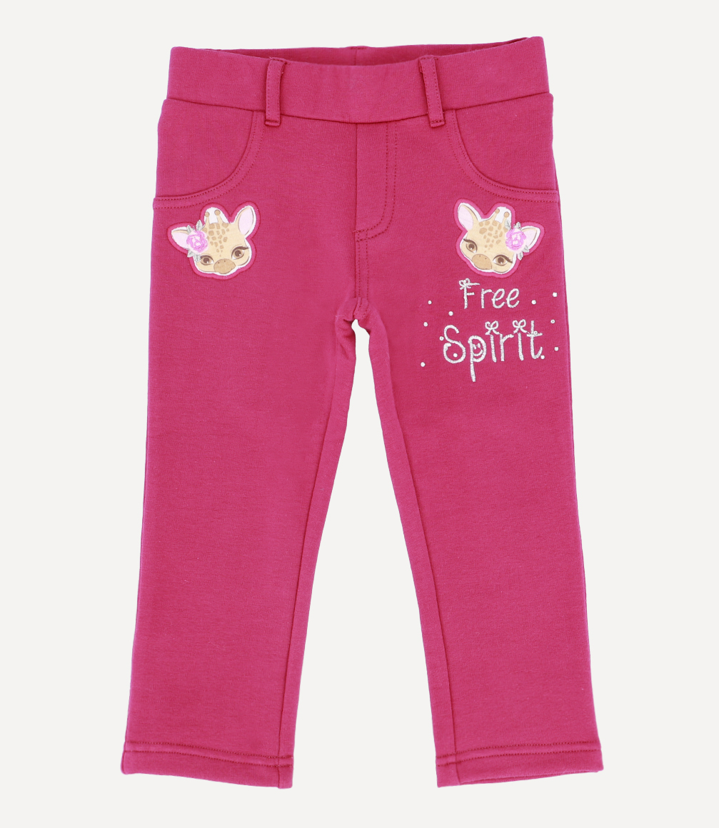 Pantalón Free Spirit Bebé Carmín Limonada-0