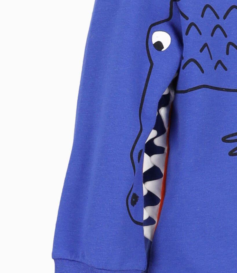 Polerón bebés de cocodrilo azul 4 Kids-2