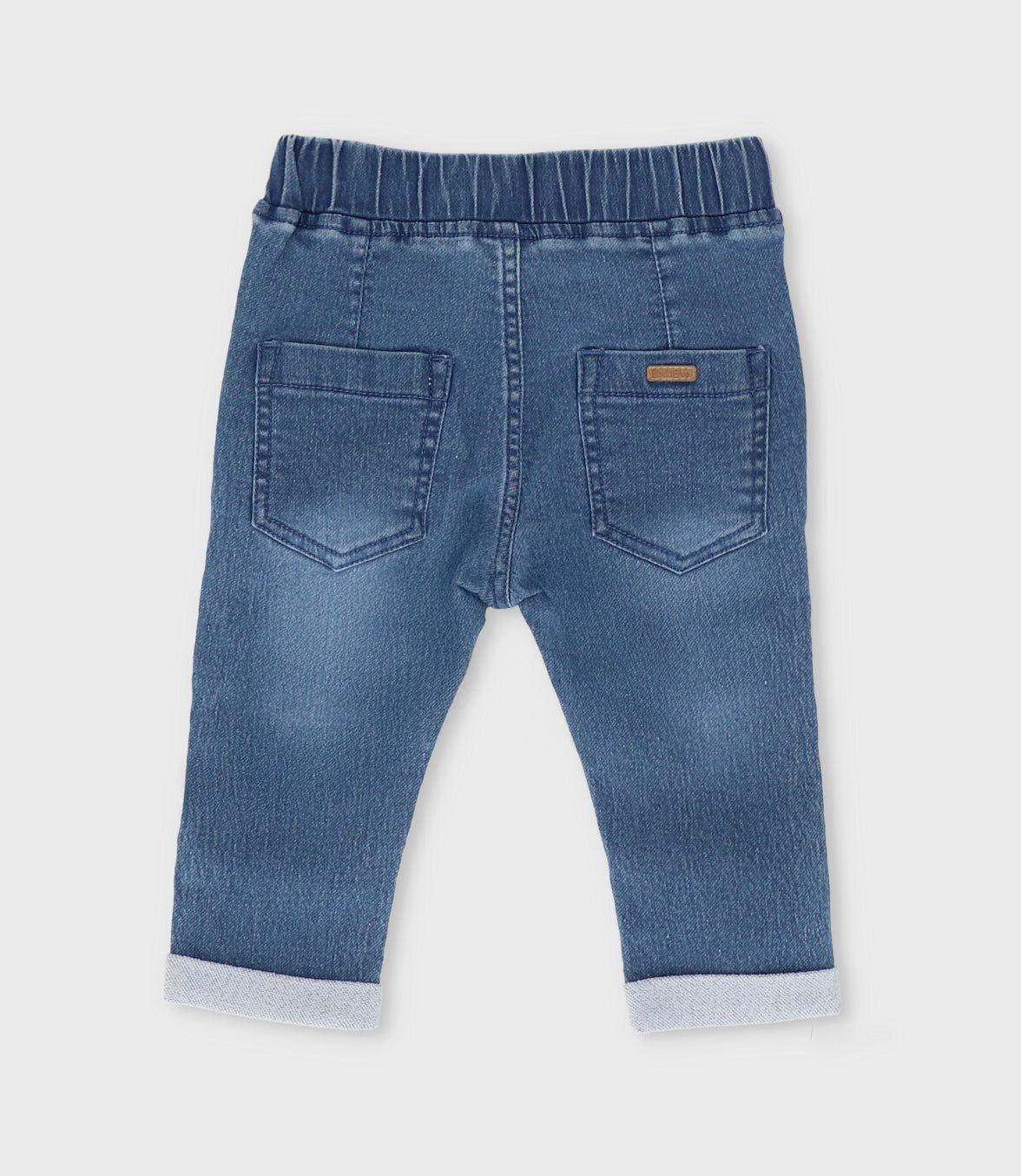 Jeans bebé baggy celeste Black and Blue-1