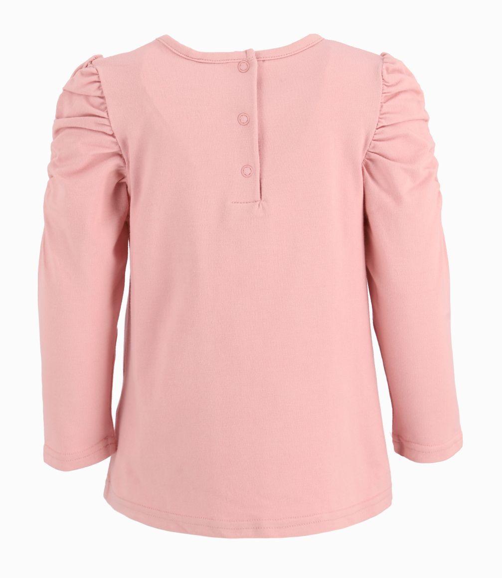 Polera Bebé Niña Con Perrito Palo Rosa-1