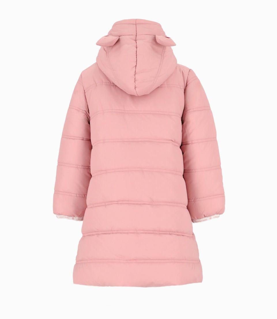 Parka niña con gorro palo rosa Limonada-1