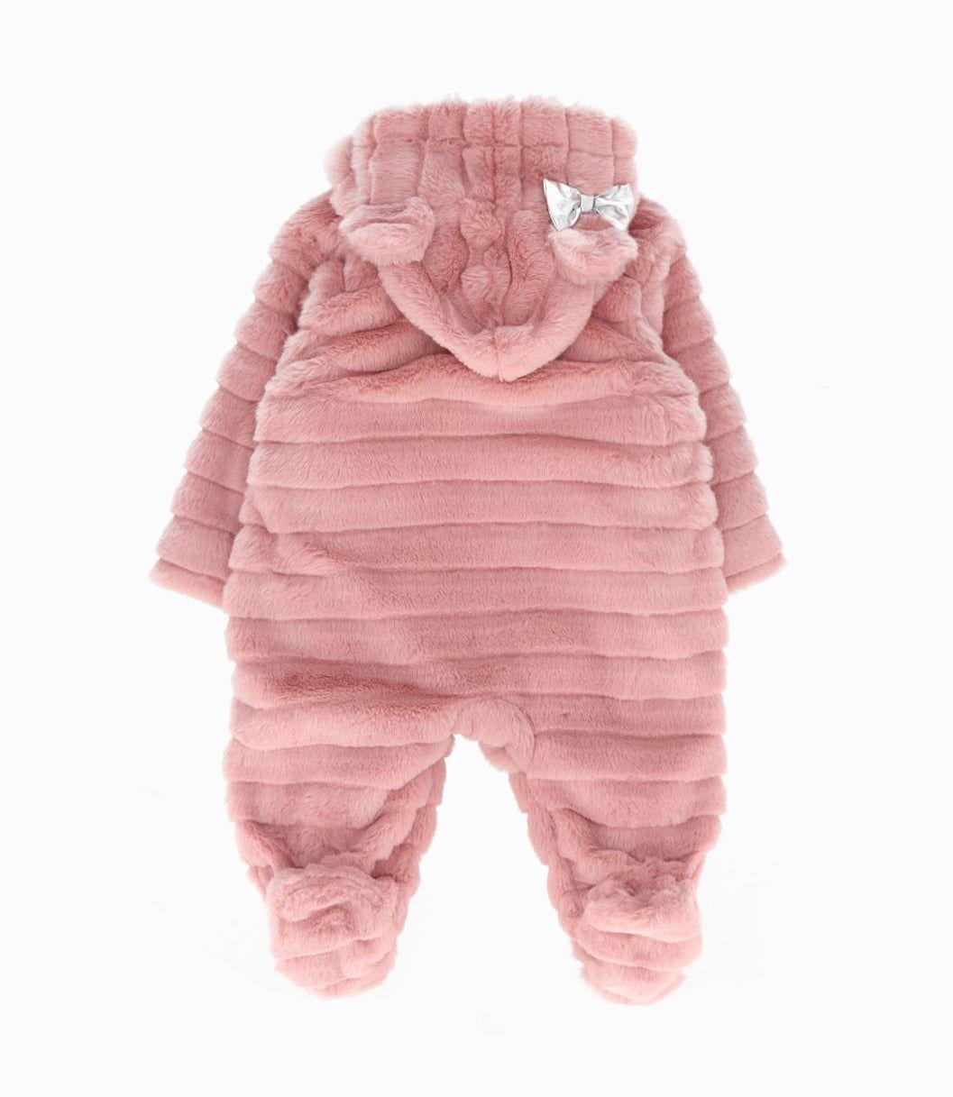 Saquito recién nacida con osito rosado Limonada-1