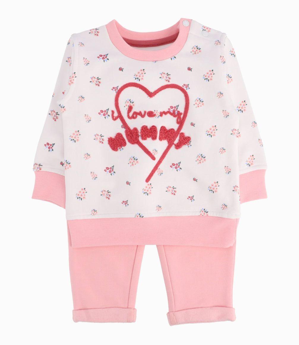 Buzo Recién Nacida Floreado 4 Kids Rosado-4