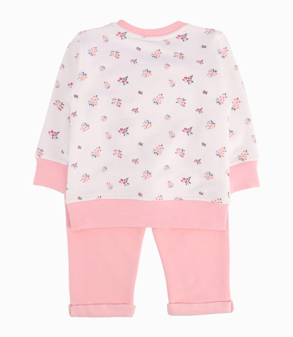 Buzo Recién Nacida Floreado 4 Kids Rosado-7