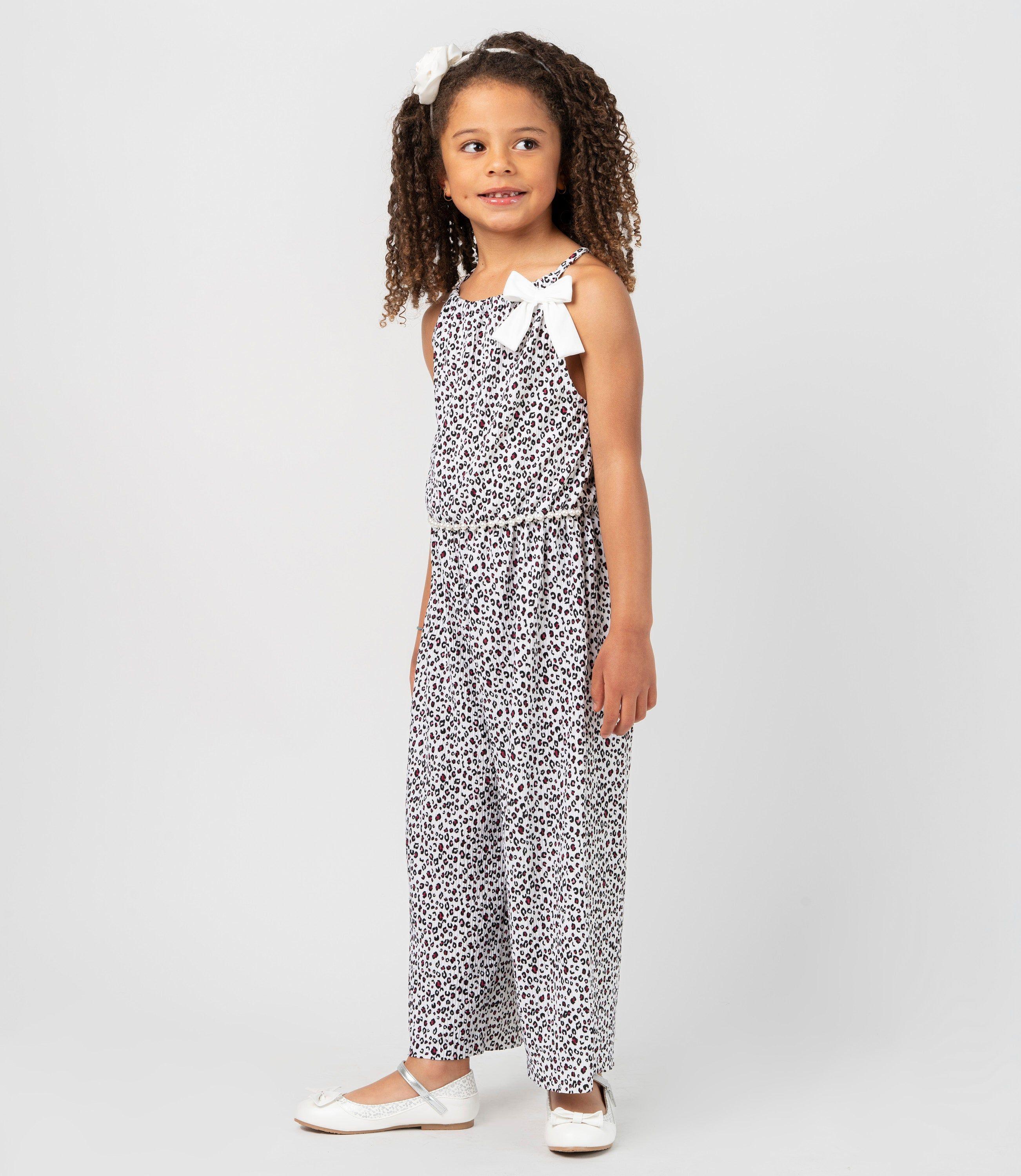 Enterito niña cuello halter blanco Limonada-0