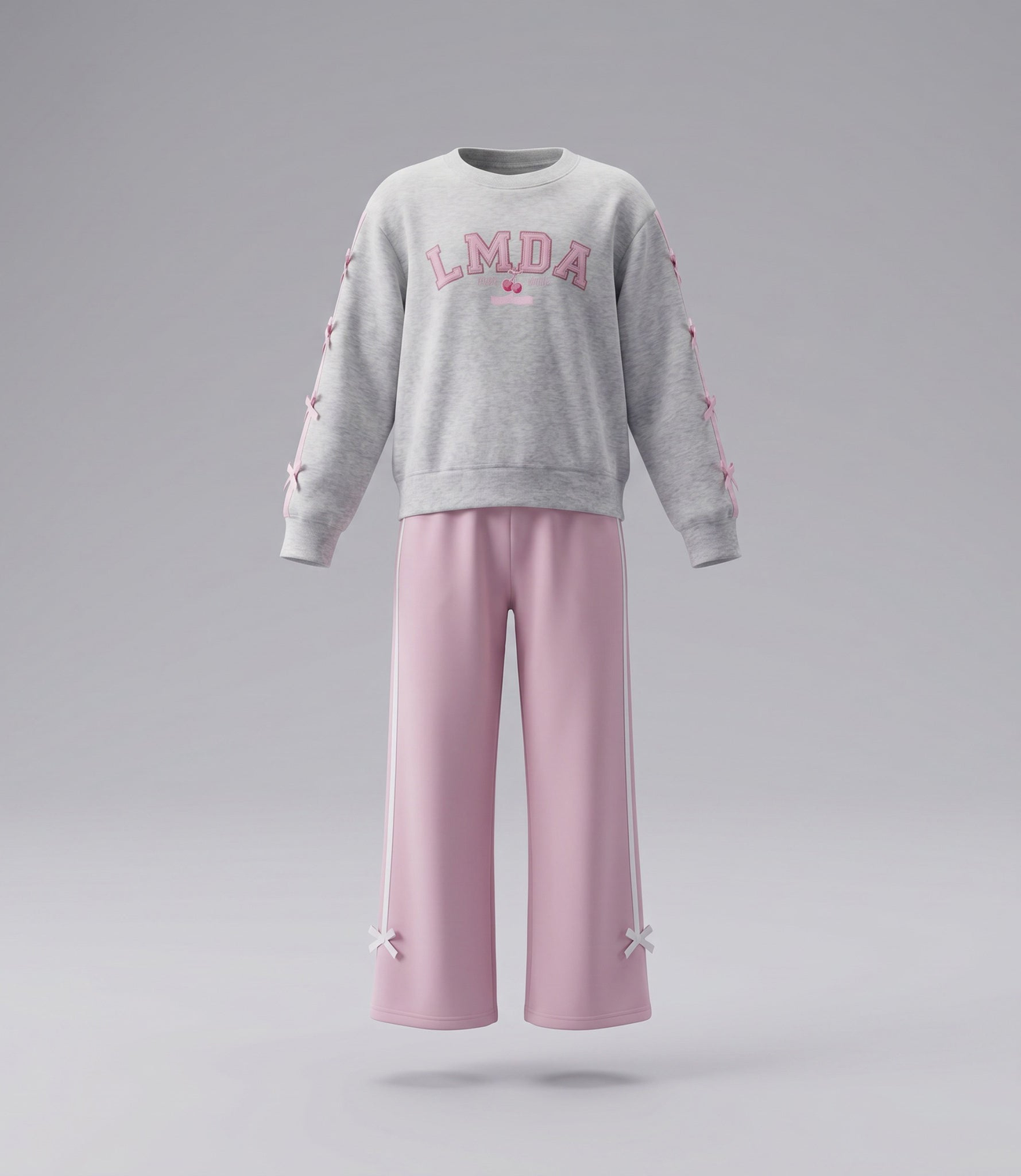 Conjunto polerón liviano y calza niña  L11221270702 rosado-1