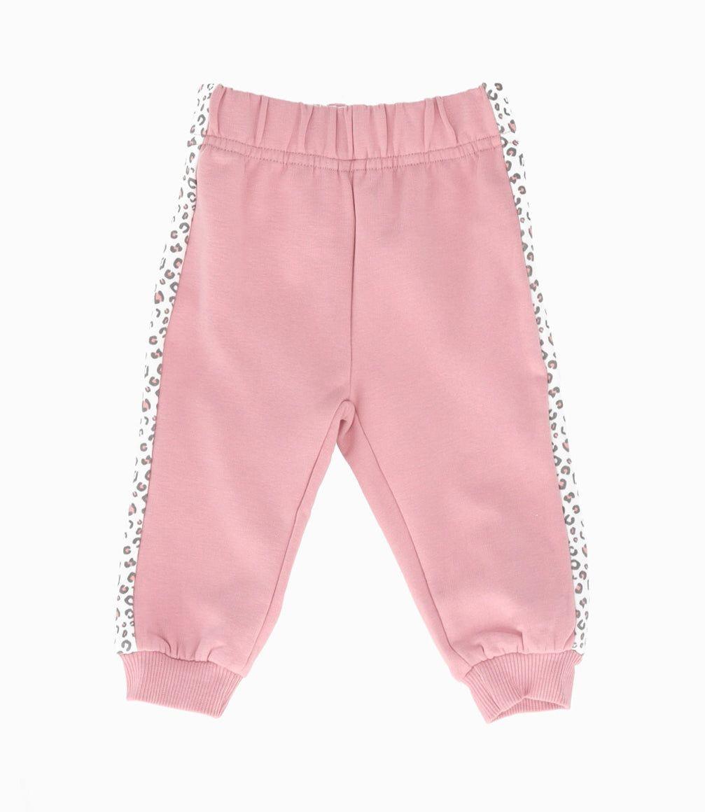 Conjunto bebés con oso palo rosa Limonada-3