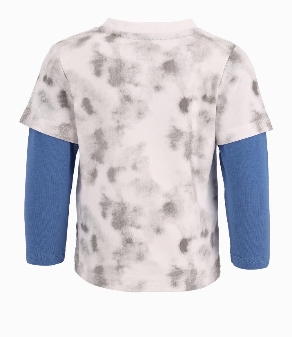 Polera Bebé Niño Con Estampado Gris 4 Kids-5