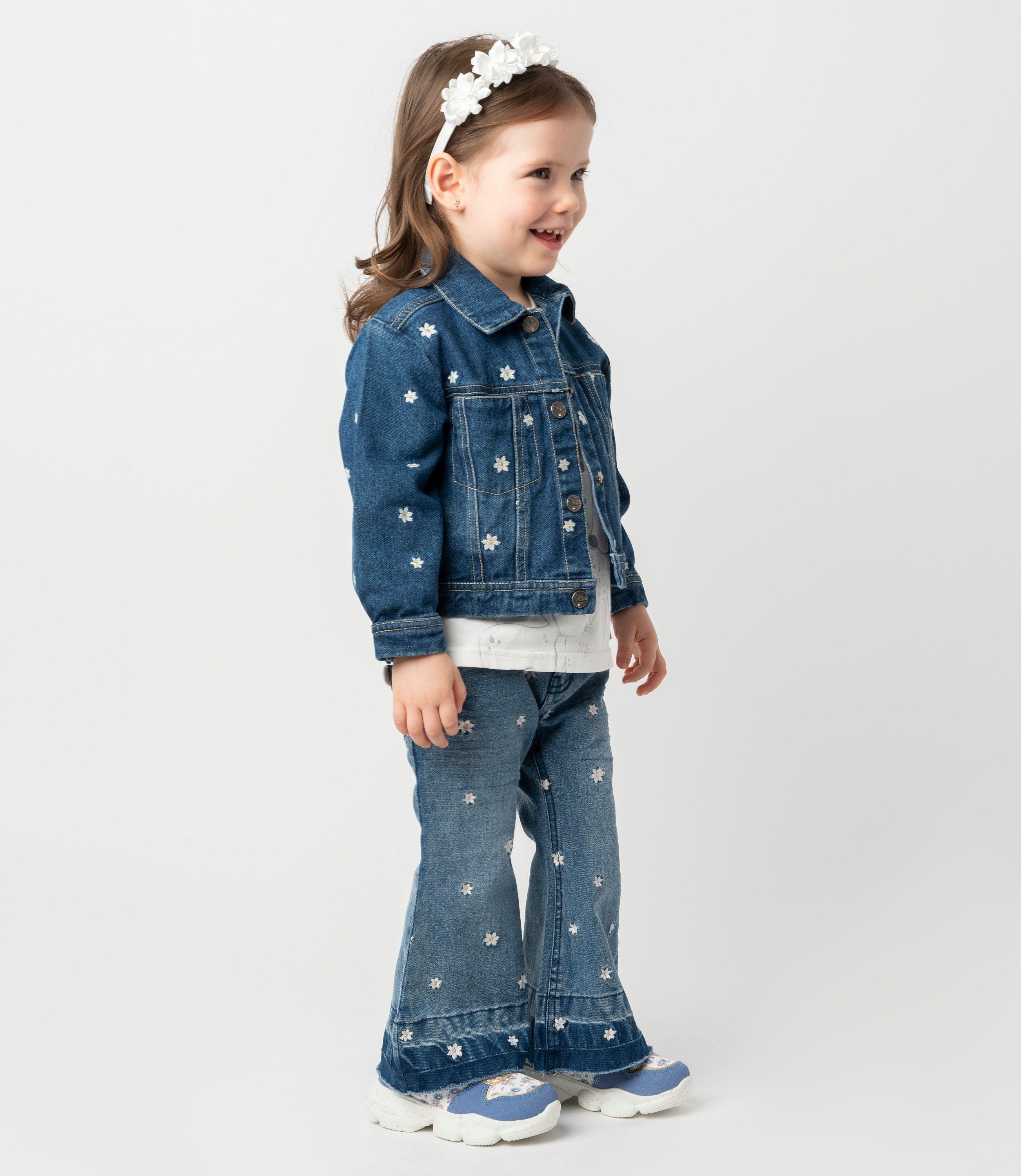Jeans bebé acampanados azul Limonada-0