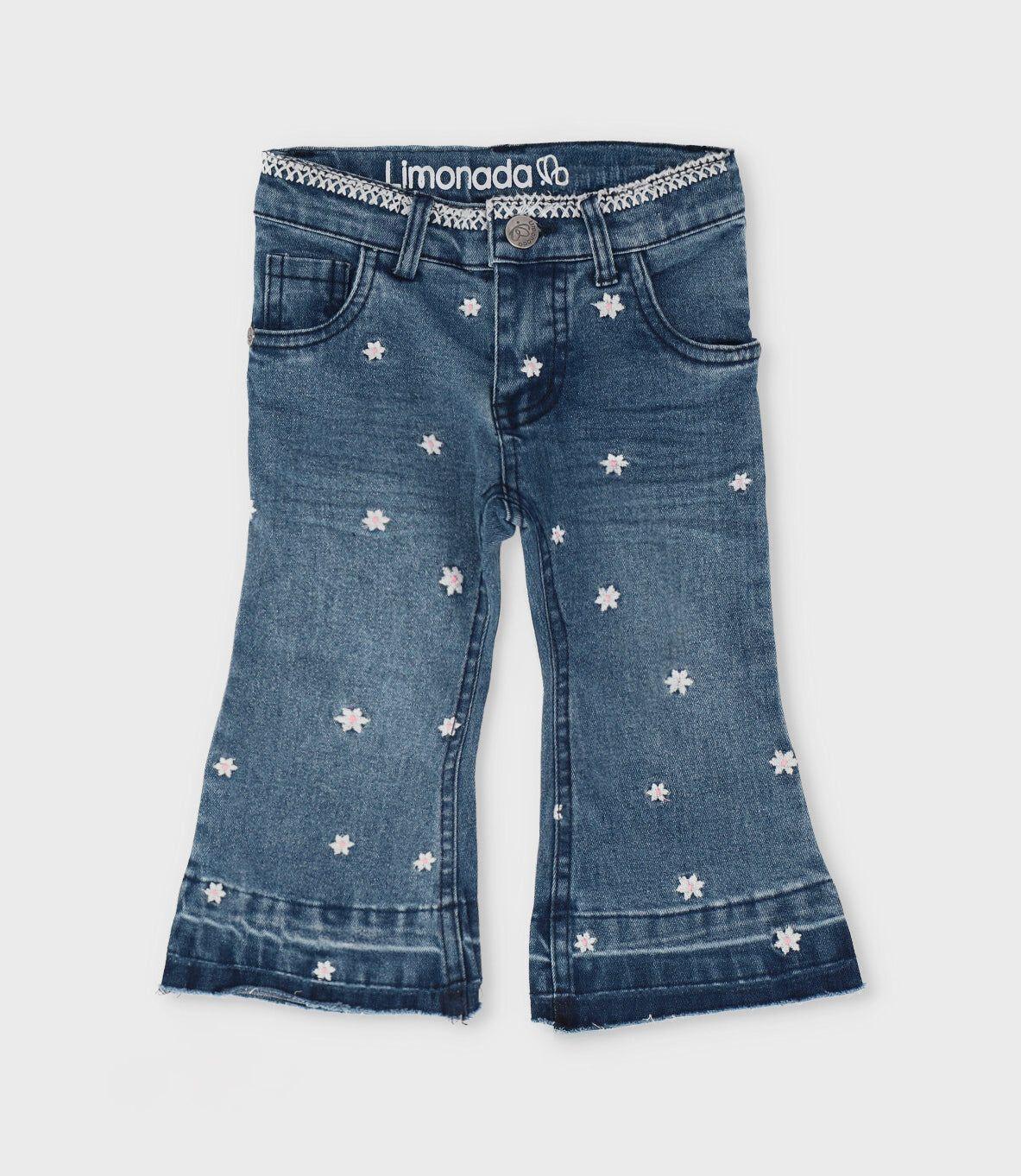 Jeans bebé acampanados azul Limonada-1