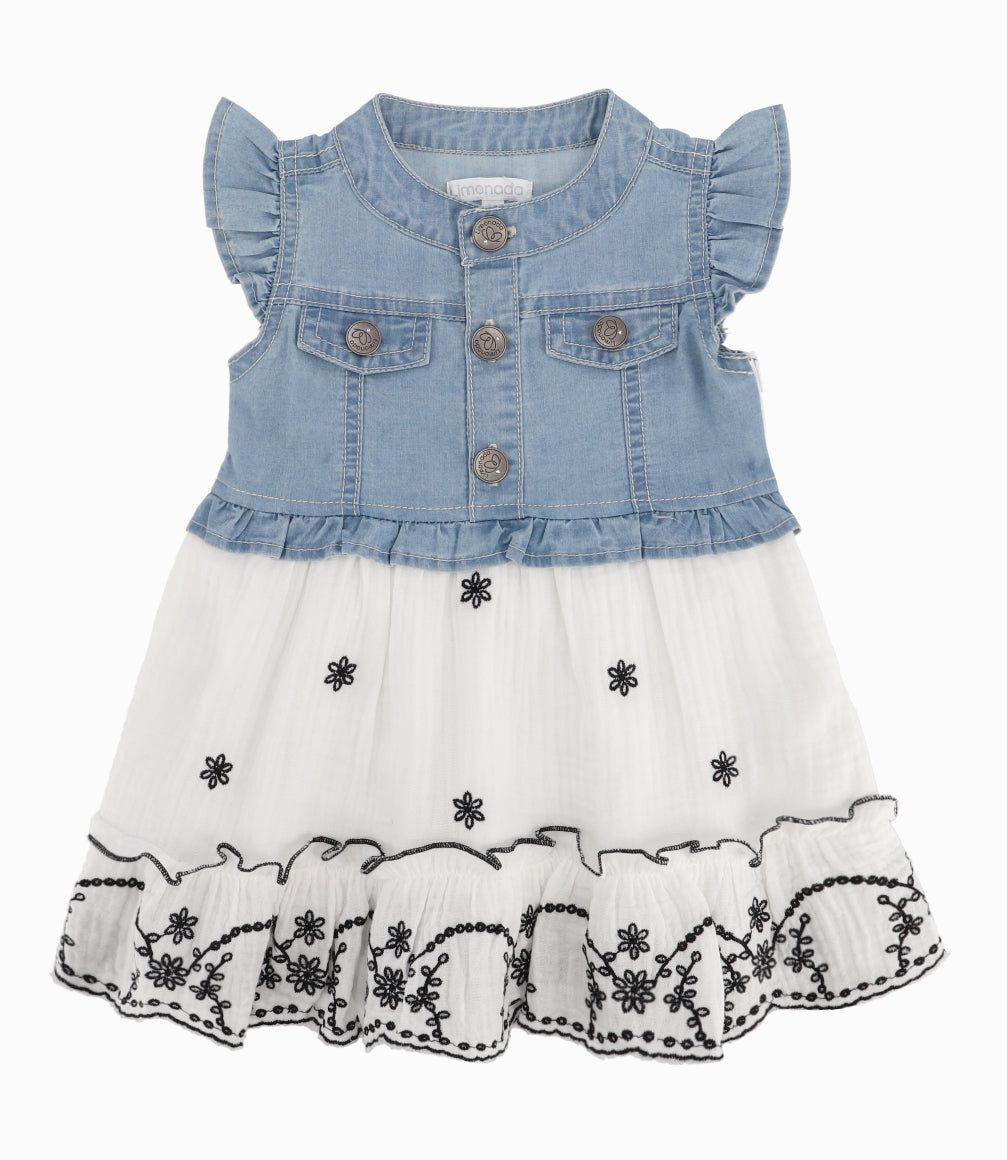 Vestido Bebé Con Vuelos-2