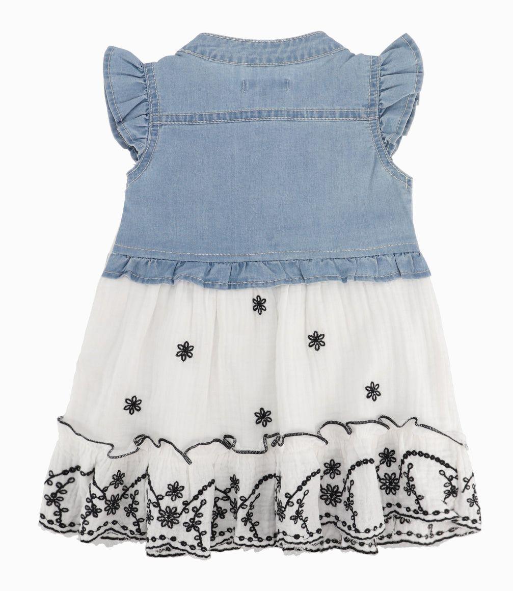 Vestido Bebé Con Vuelos-5