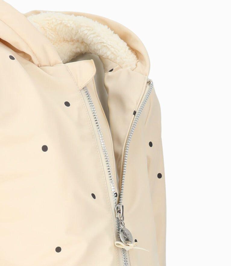 Abrigo niña sherpa beige Limonada-2