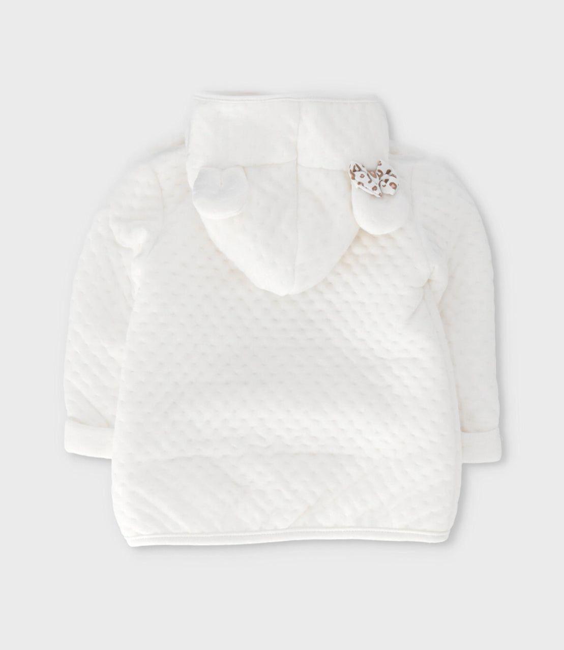 Conjunto recién nacida con osito blanco Limonada-2