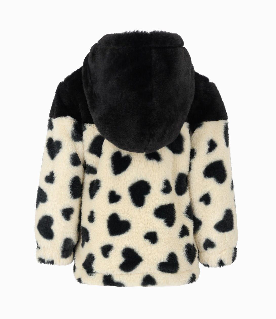 Polerón bebés con corazones negro Limonada-1