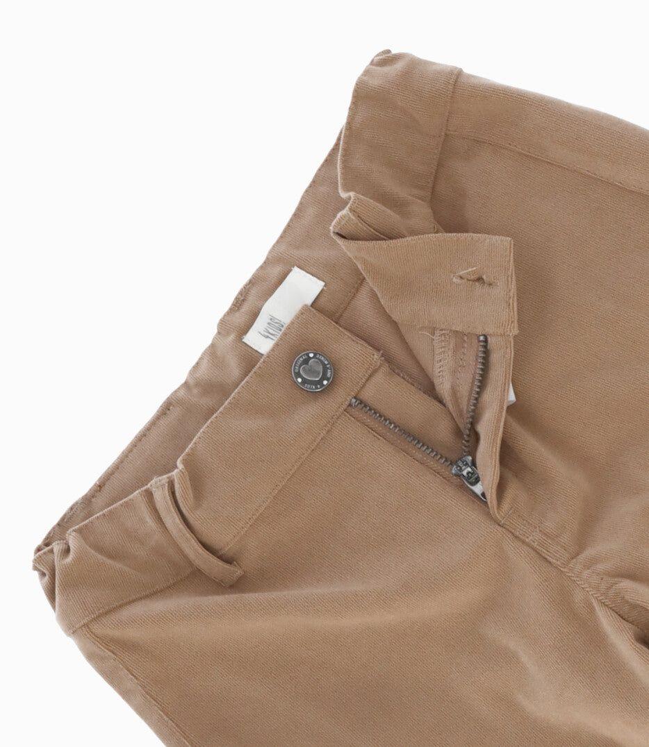 Pantalón niña cotelé café 4 Kids-2