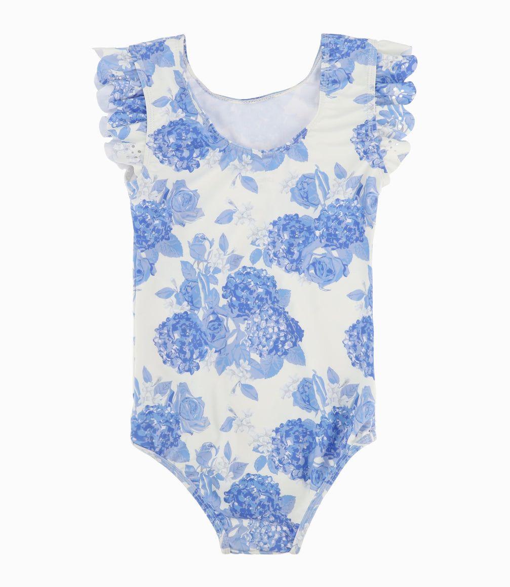 Traje De Baño Niña Floreado-2