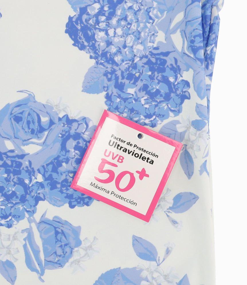 Traje De Baño Niña Floreado-7