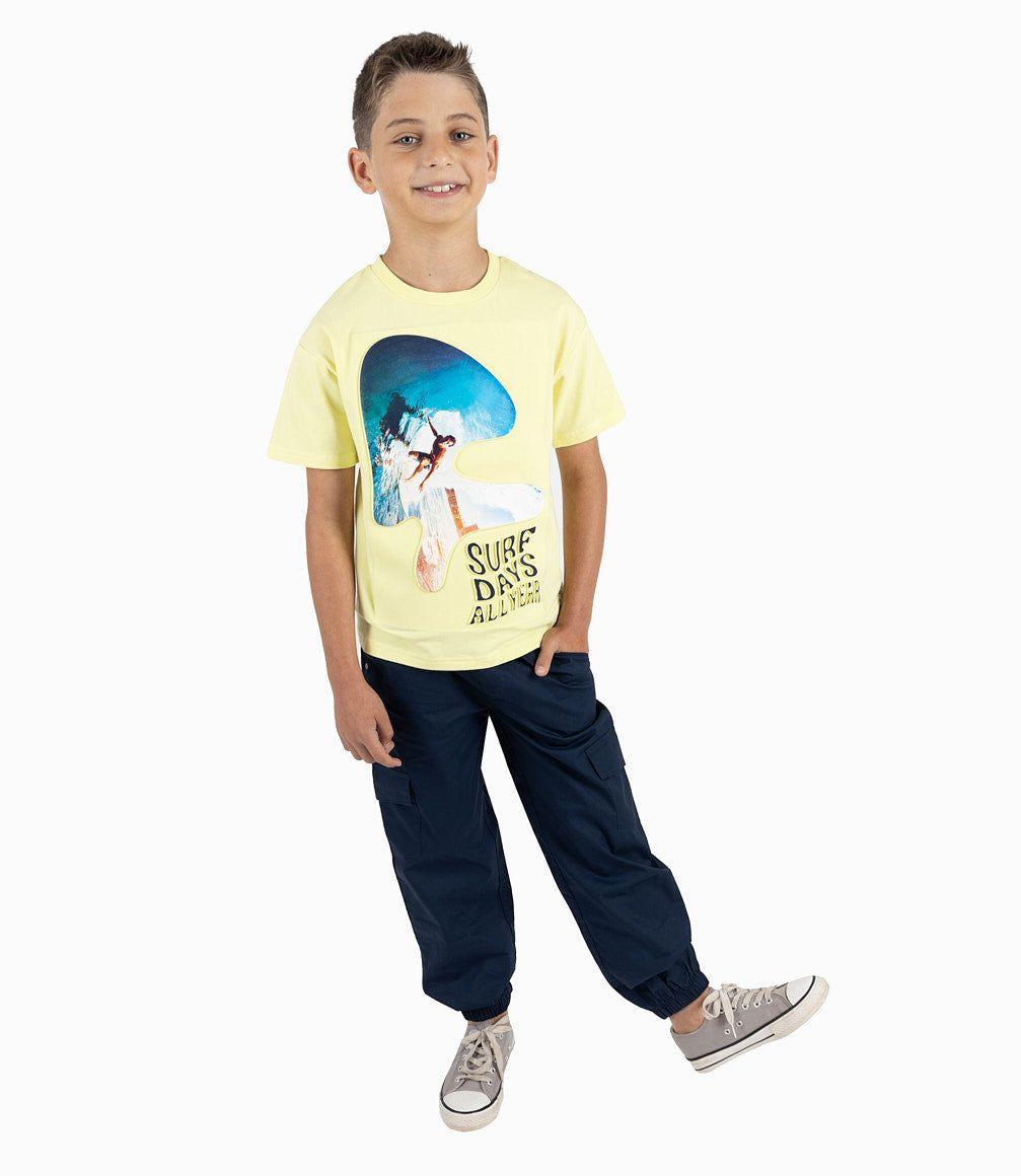 Pantalón Niño Básico Azul Marino-6