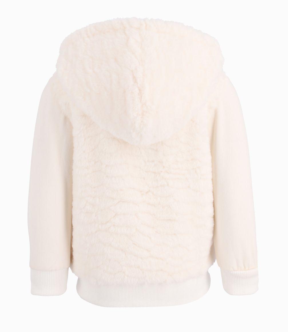 Polerón Bebé Niña De Polar Limonada Crudo-1